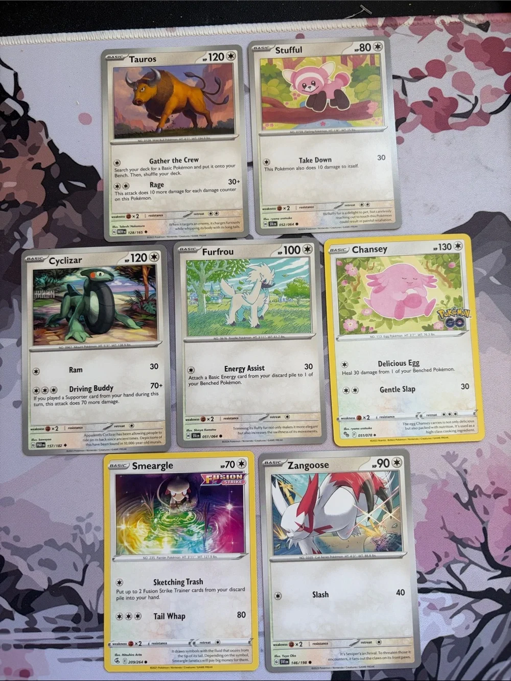 🐾 Companion Pokémon Card Lot | Chansey Furfrou Stufful Smeargle ✨5/$25✨